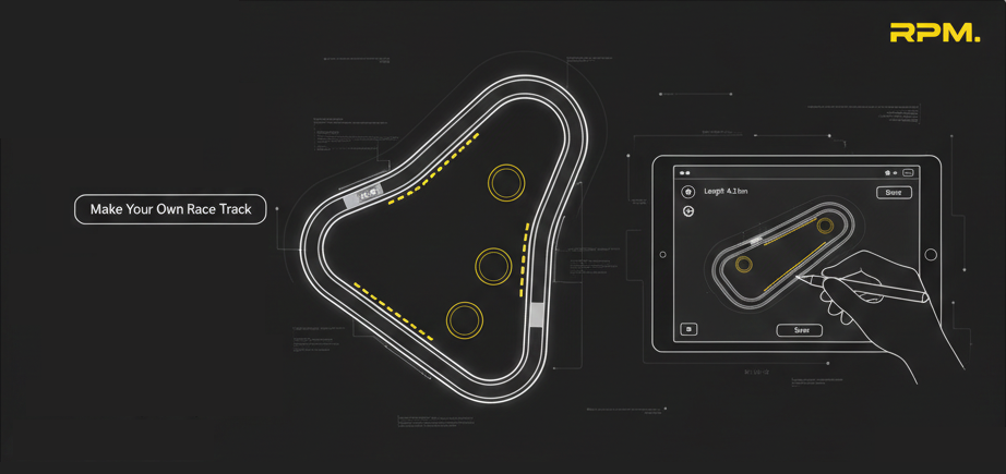 Race Performance Manager Track Builder - Design Your Own Circuit