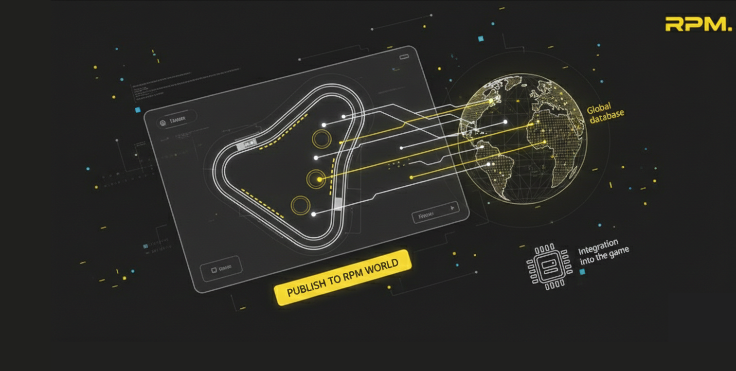 Global Racing Track Sharing and Architecture Hub